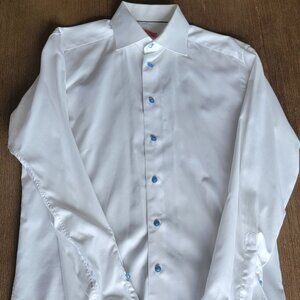 Eton slim fit dress shirt - White Signature Twill - Sz 39/15.5